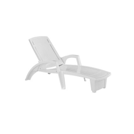 Silla Plástica Mor Bela Vista Apoya Brazos BLANCO