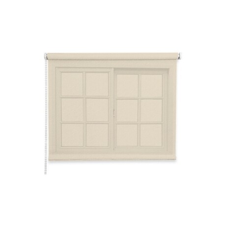 Cortina Roller Rústica Lumax Colores 1.6 X 2.0 M Calidad Beige