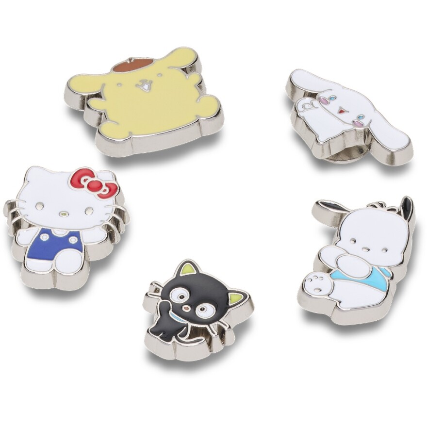 Jibbitz Sanrio HKF Enamel 5 Pack Unisex Multicolor
