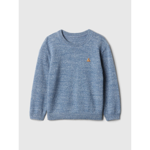 SLD CREW SWT LT BLUE HEATHER