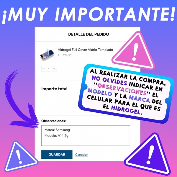 Hidrogel Full Cover Vidrio Templado Hidrogel Full Cover Vidrio Templado