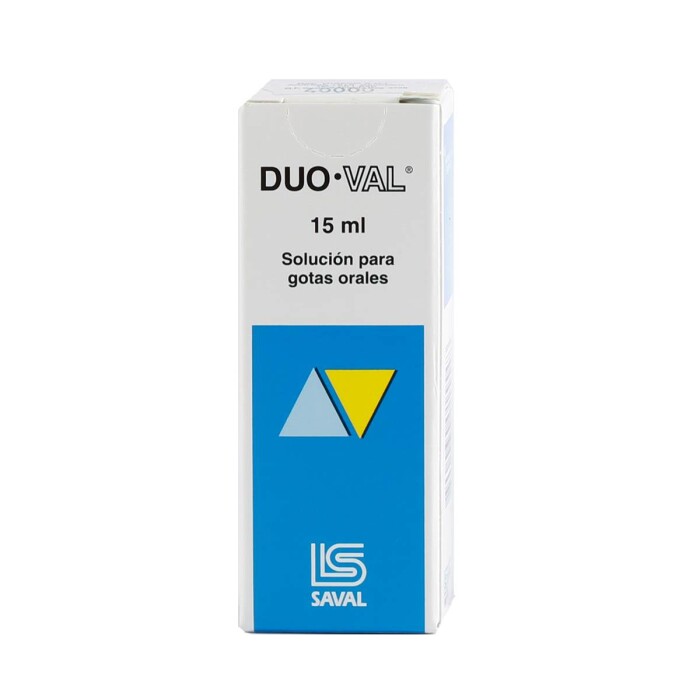 DUOVAL GOTAS FRASCO X 15 ML. única