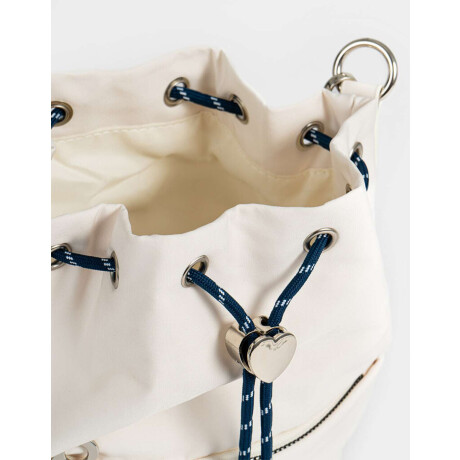 Cartera Mini Saca Deportiva Blanco Crudo