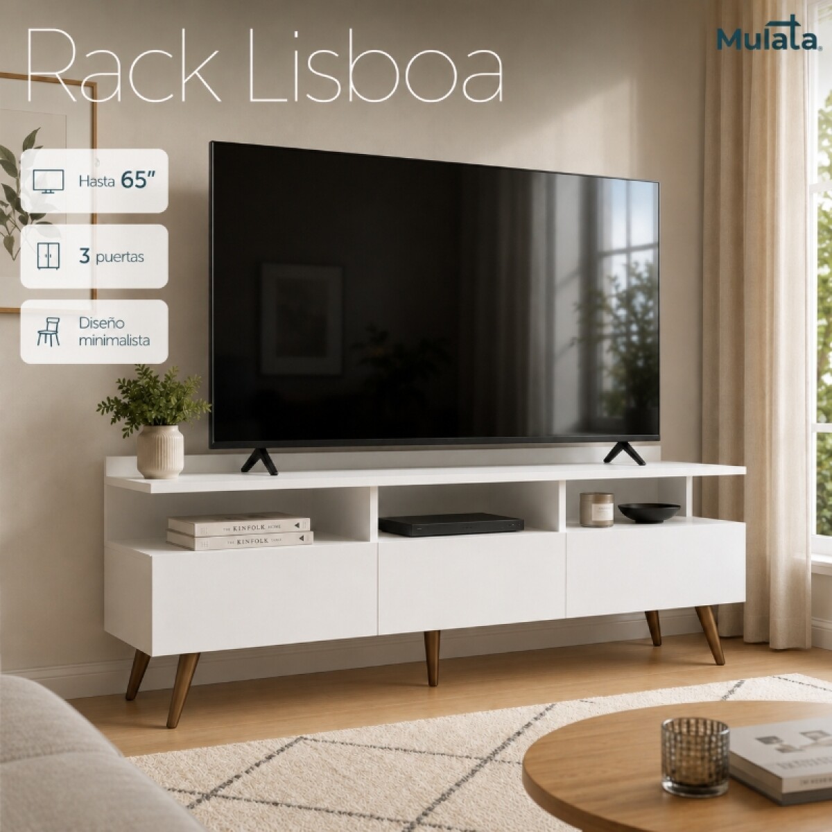 Rack para TV Lisboa Minimal 