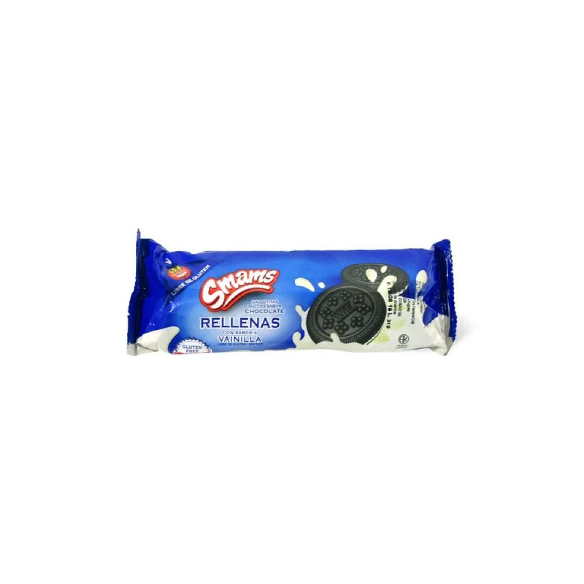 Galletas rellenas chocolate y vainilla Smams 