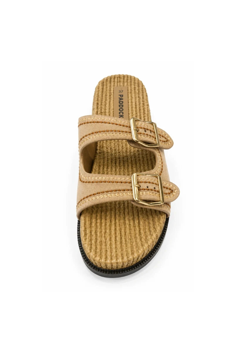 Sandalia Paddock Era Beige