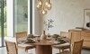 Mesa de Comedor Zara 1.2 Redonda - Línea Manhattan Marrón