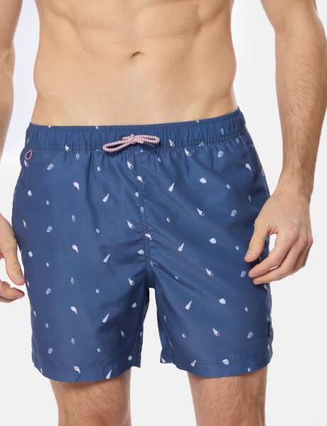 SHORT ESTAMPADO Azul