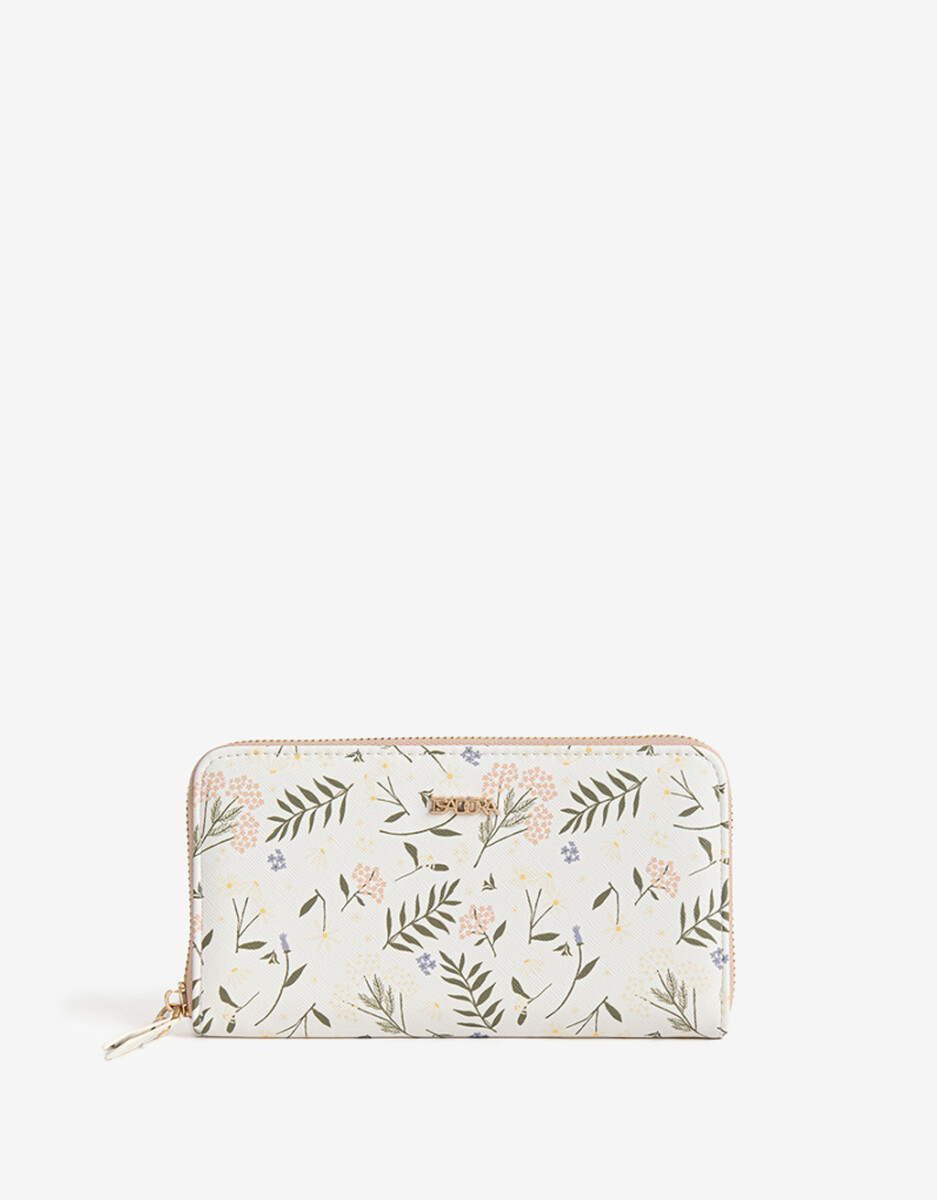 Billetera Fichero Flores 
