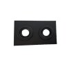 PLAFON ADO 2 LUCES ''LAGUNA'' NEGRO GU10 17X28 PLAFON ADO 2 LUCES ''LAGUNA'' NEGRO GU10 17X28