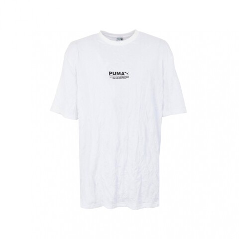 REMERA PUMA AVENIR CRINKLE White
