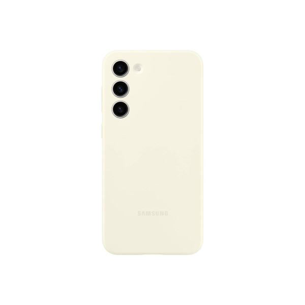 Silicone Cover Samsung Galaxy S23 Plus color cream Silicone Cover Samsung Galaxy S23 Plus Color Cream