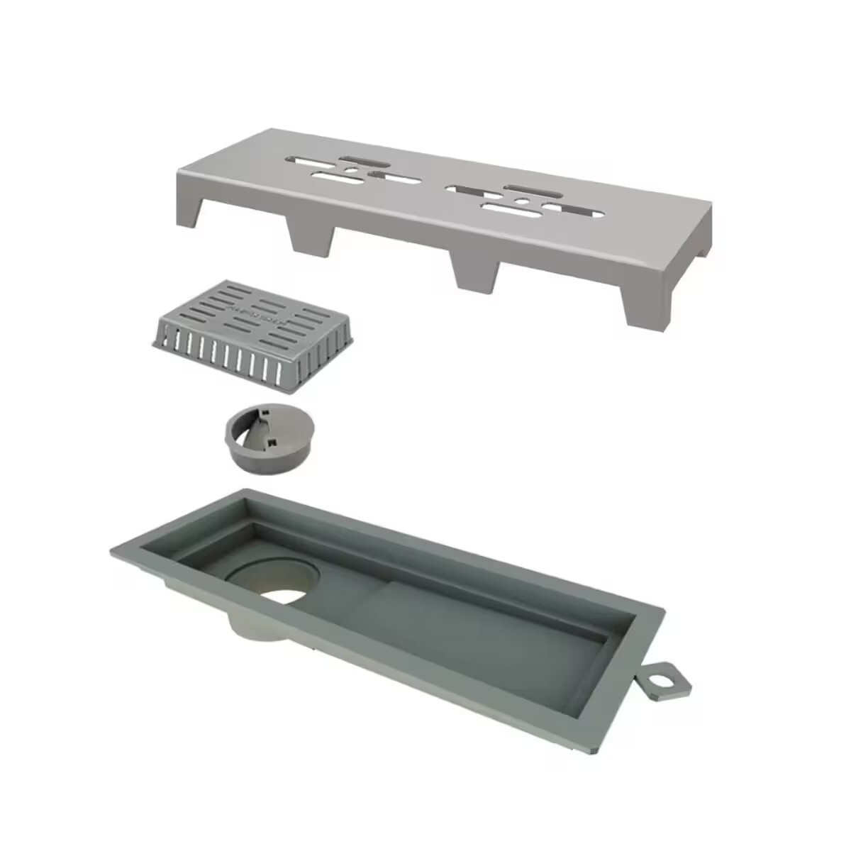 Elleve Receptaculo Tapa Inox Satinado 25cm Perforado Tiny 