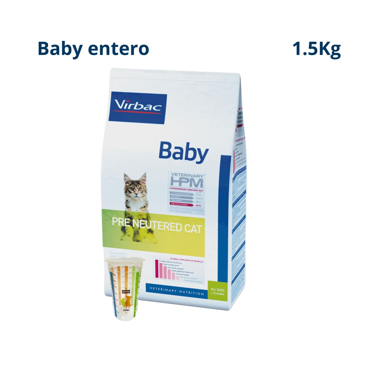 Hpm Gatito Cachorro 1.5 Kg 