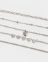 Pulseras Flexibles Sets Multi Cadenas Pulseras Flexibles Sets De Metal - Plateado