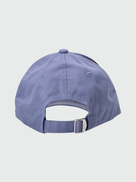BOSS Gorra de Algodón Twill con Logo Bordado Celeste