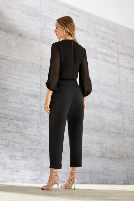 Blusa Elisa Cristais Negro