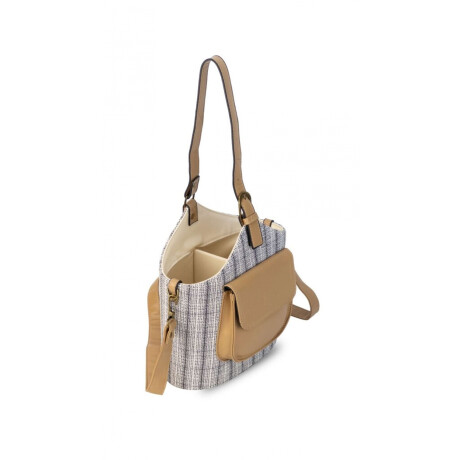 Posatermo Filipinas Telar Rayado Topo C/ Crudo