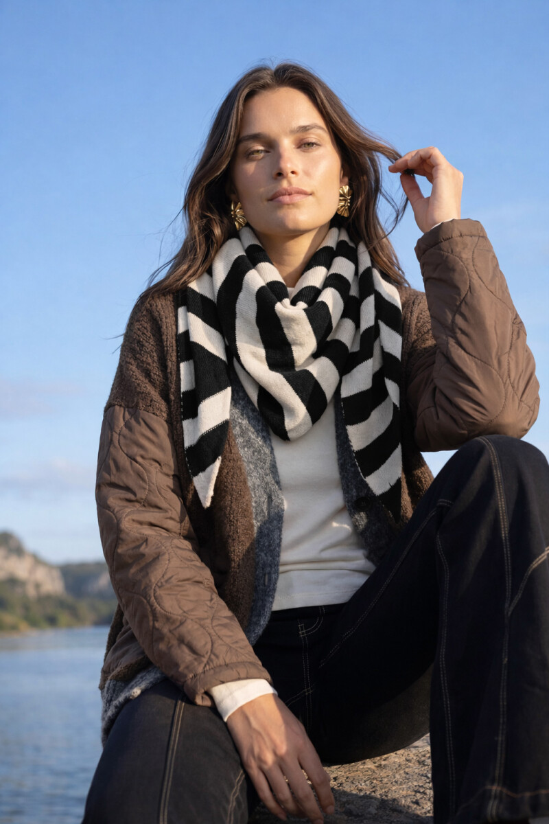 Bufanda Ines - Negro 