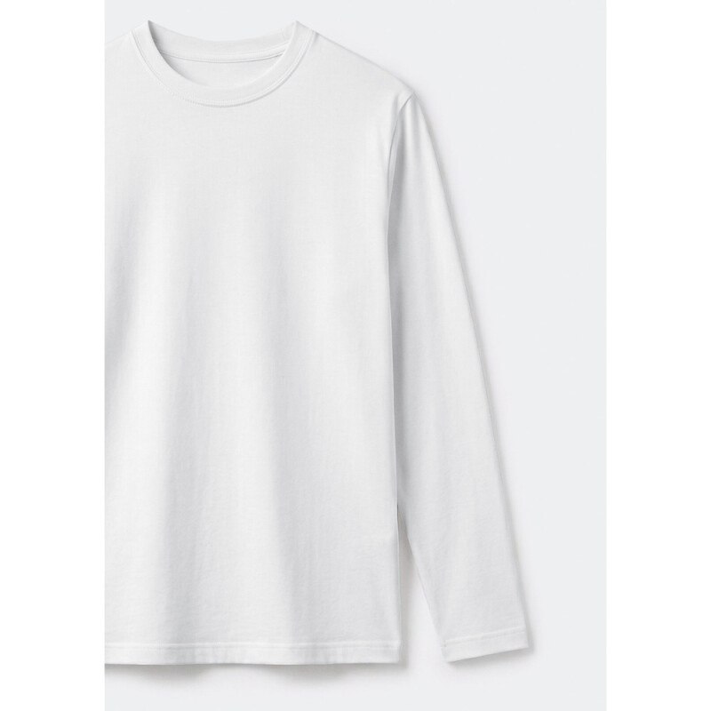CAMISETA ML MASC BRANCO