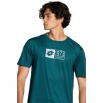 Lotto Remera Manga Corta de Hombre FAUSTO - Verde Azulado Verde