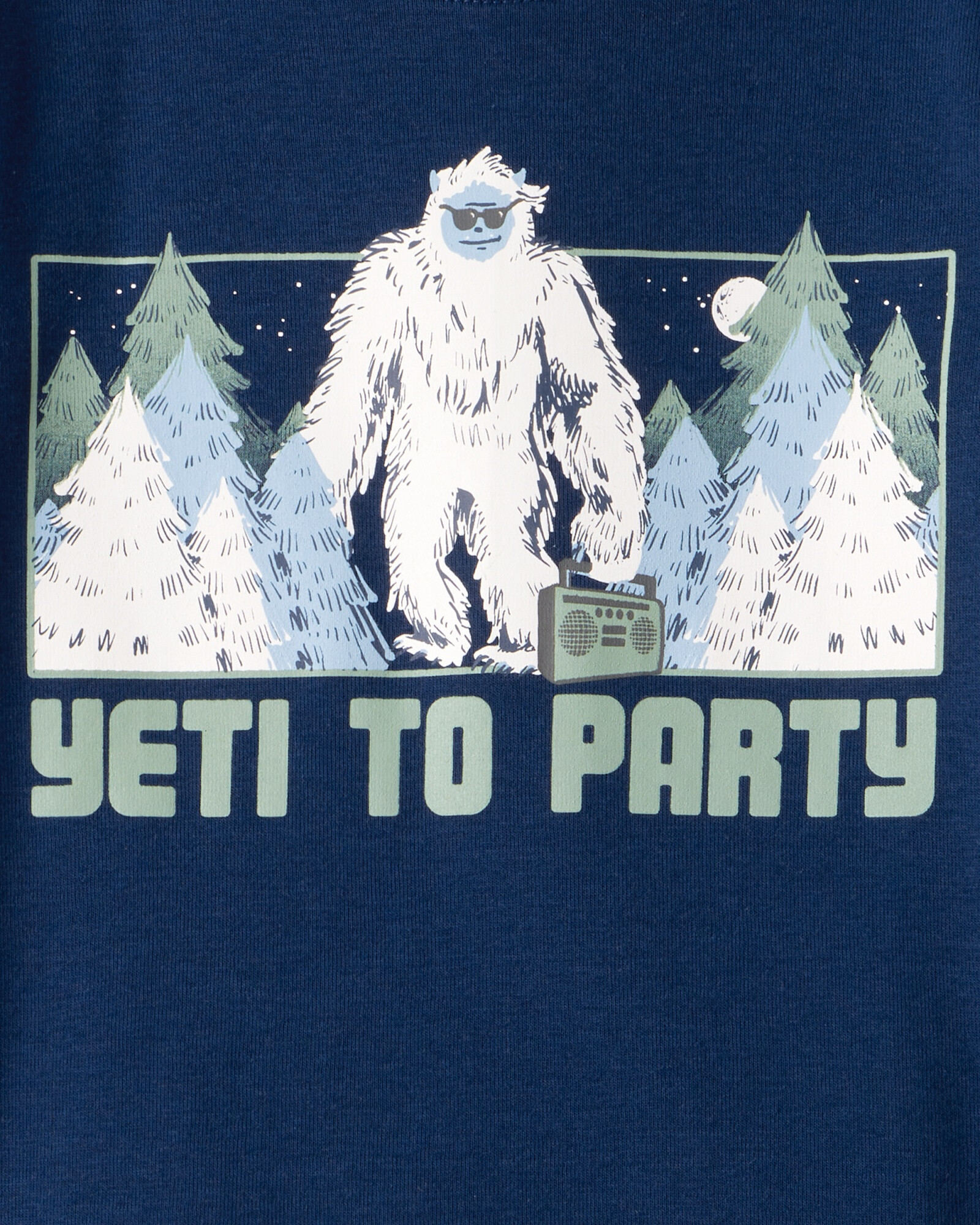 Pijama cuatro piezas de algodón, dos remeras manga larga y dos pantalones, diseño Yeti Pijama cuatro piezas de algodón, dos remeras manga larga y dos pantalones, diseño Yeti
