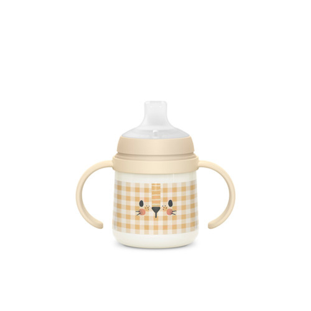 Vaso First Bottle SX PRO 6m+ SUAVINEX cuadrille beige