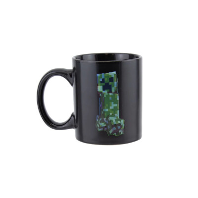 Minecraft Taza Creeper que cambia de color con el calor Minecraft Taza Creeper que cambia de color con el calor