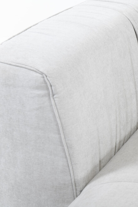 CORSO SOFA CORSO CHAISE IZQ 266X105X80CM (2PIEZAS) TELA GRIS CLARO