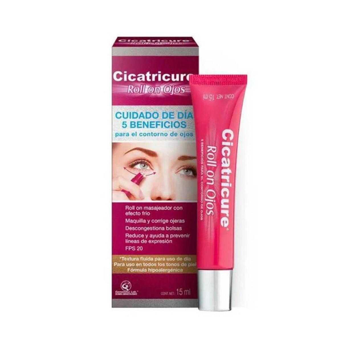 Crema Cicatricure Roll On Ojos - 15 Ml 