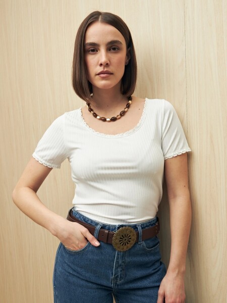 T-SHIRT ALLIE TOBIAS BLANCO