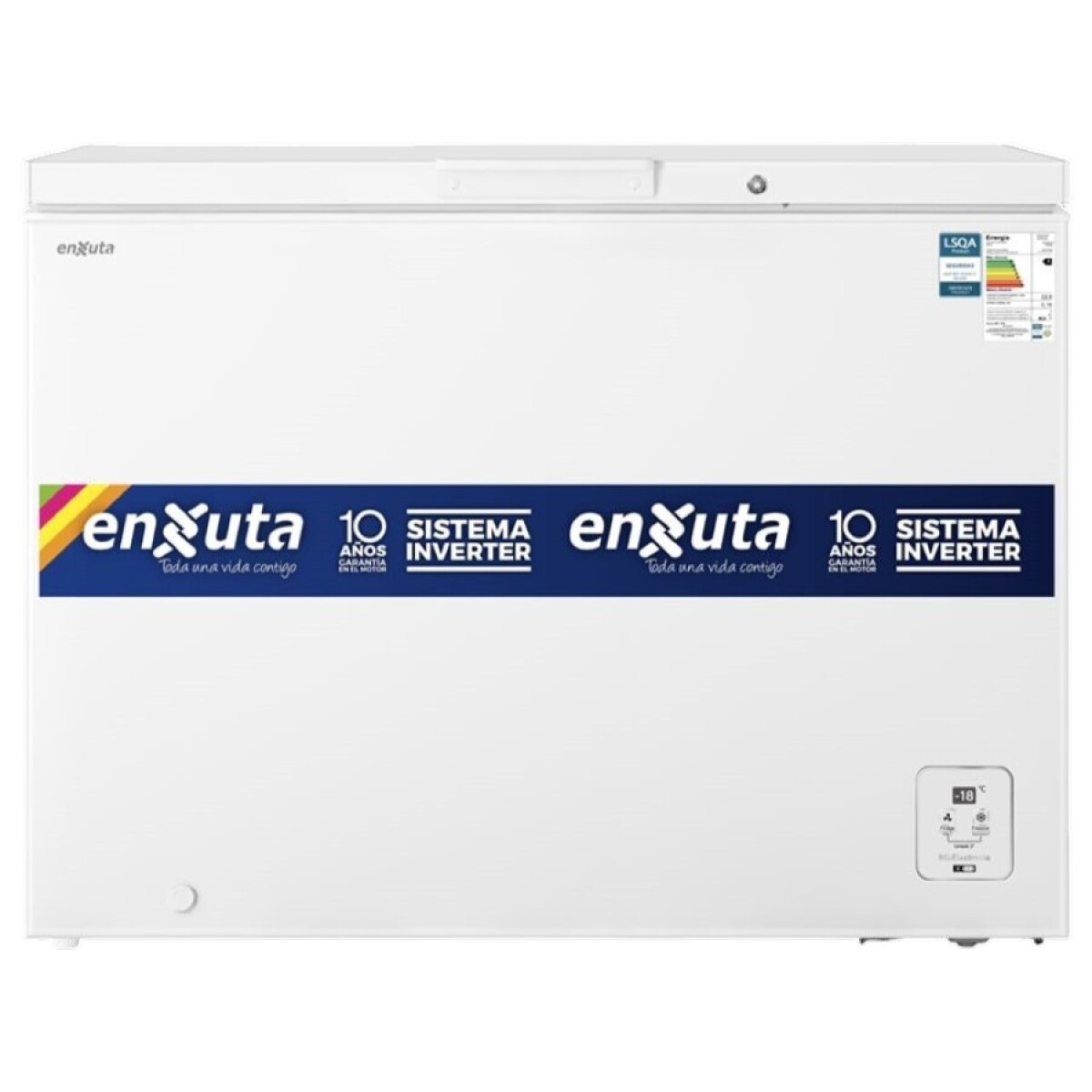 Freezer Horizontal Enxuta FHENXI16300 Inverter 297L - BLANCO 