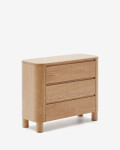 Cómoda Salaya de madera contrachapada de fresno FSC Mix Credit 120 x 80 cm Cómoda Salaya de madera contrachapada de fresno FSC Mix Credit 120 x 80 cm