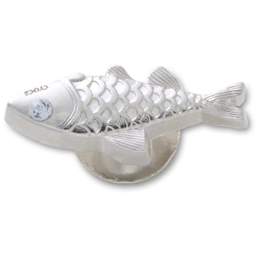 Jibbitz Silver Alloy Fish Multicolor
