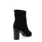 Botas de Mujer Bottero Caña Baja En Punta de Cuero Negro