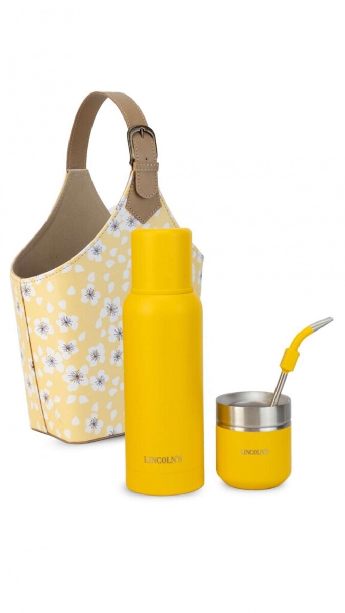 Kit Matero Velvet Edicion Limitada Wishes - Floreado Amarillo C/ Amarillo 