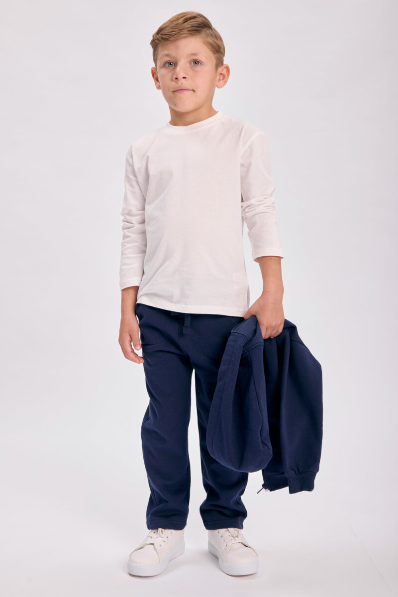 Pantalón deportivo recto Azul Marino