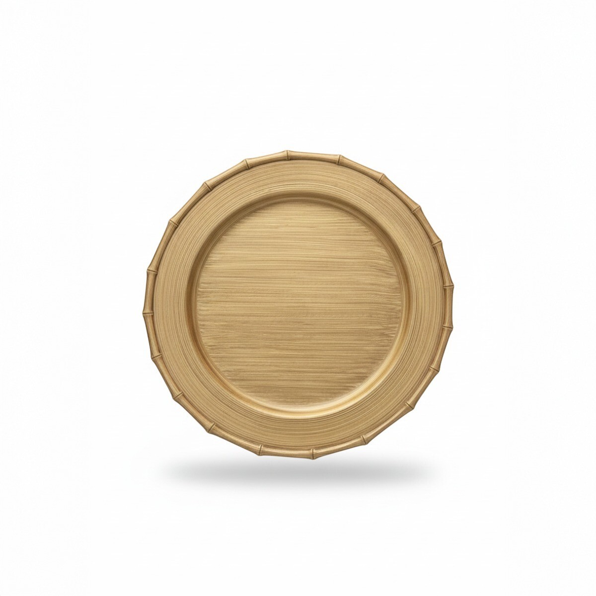 BAJO PLATO PLAST BEIGE 33CM 