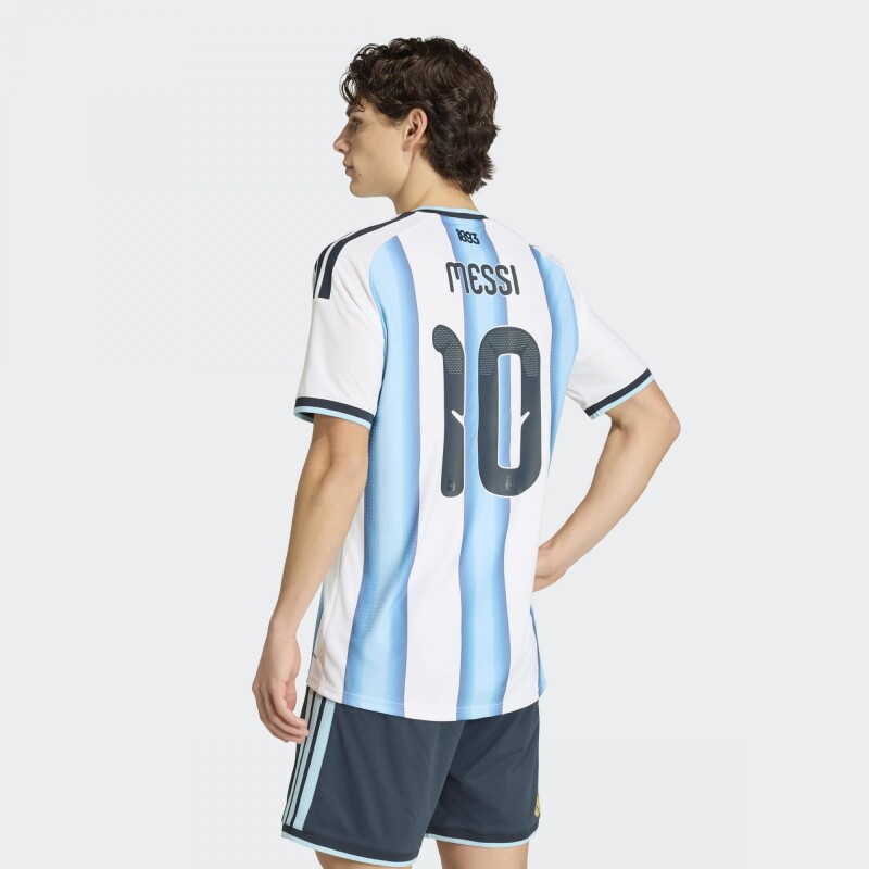 Camiseta Adidas Titular Messi Argentina 26 Versión Jugador Blanco