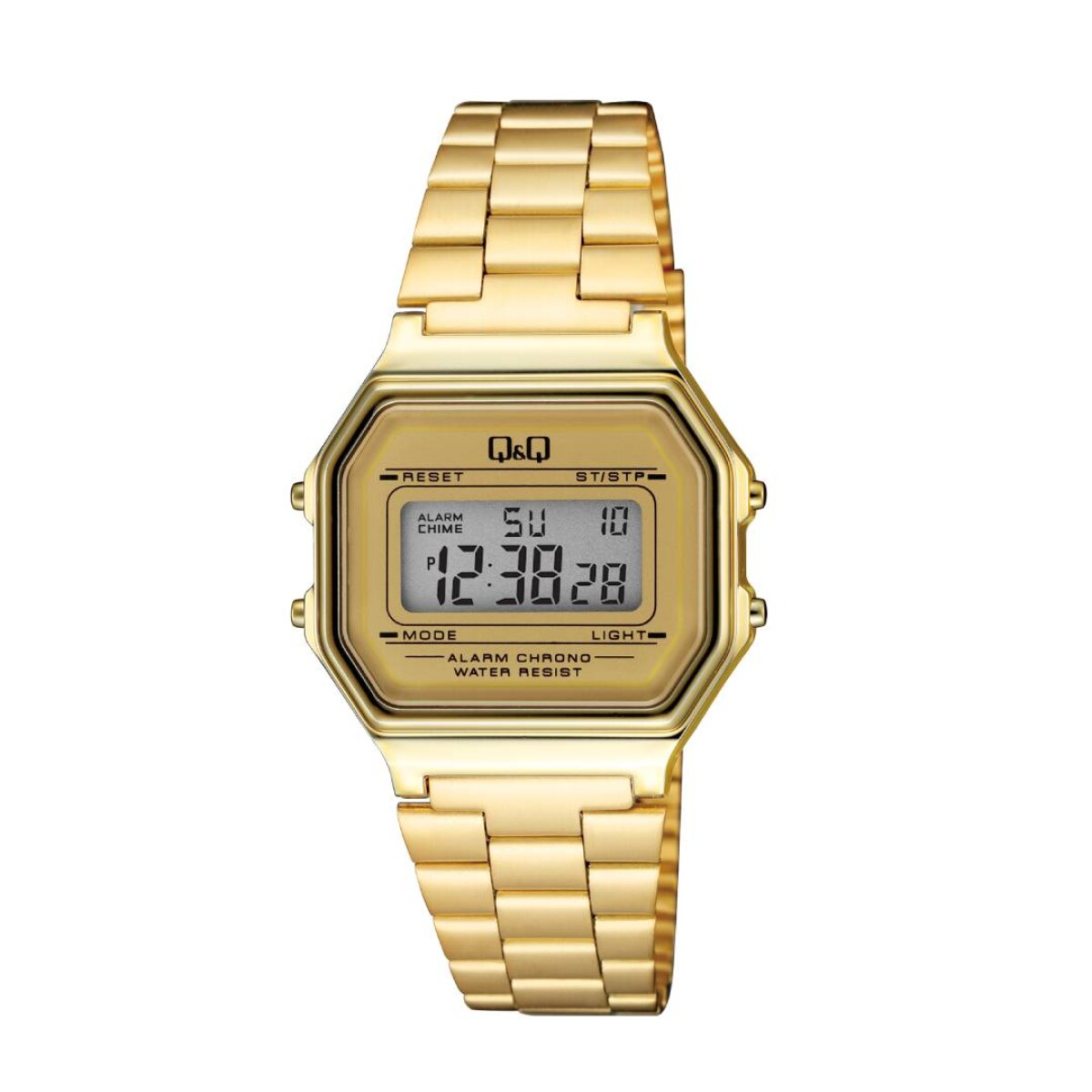 Reloj Q&Q Acero G17A-003JY - Dorado Digital 