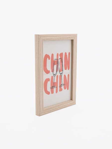 CUADRO CHIN CHIN NARANJA