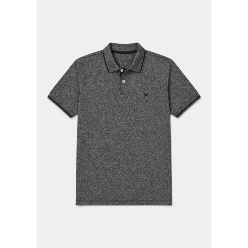 CAMISA POLO MM MASC JASPEADO OSCURO