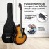 Guitarra Electroacústica para Diestros con Funda Color Cedro gui002 Guitarra Electroacústica para Diestros con Funda Color Cedro gui002