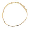 Pulsera Valencia de hombre en oro 18k. Pulsera Valencia de hombre en oro 18k.