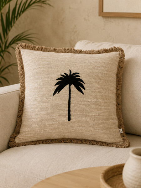 FUNDA DE AMOHADON TIJUANA BEIGE