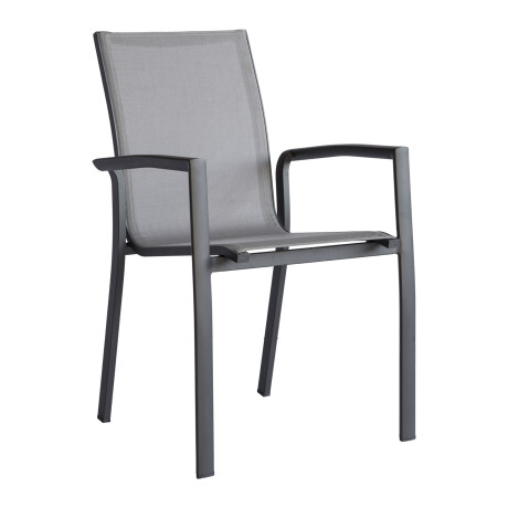 SILLA COMEDOR EXTERIOR ALUMINIO-Y-TEXTILINA BLANCO PACIFIC