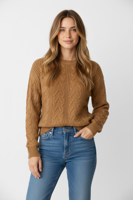 Sweater Focio Camel