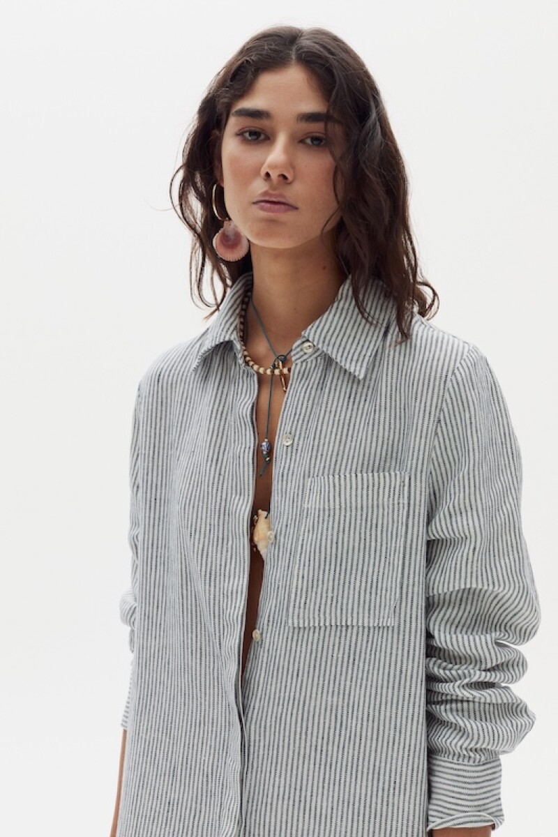 Vestido Coconut en Lino Eddie Stripes