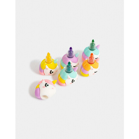 Set De Resaltadores De Unicornio Combinacion Multicolor