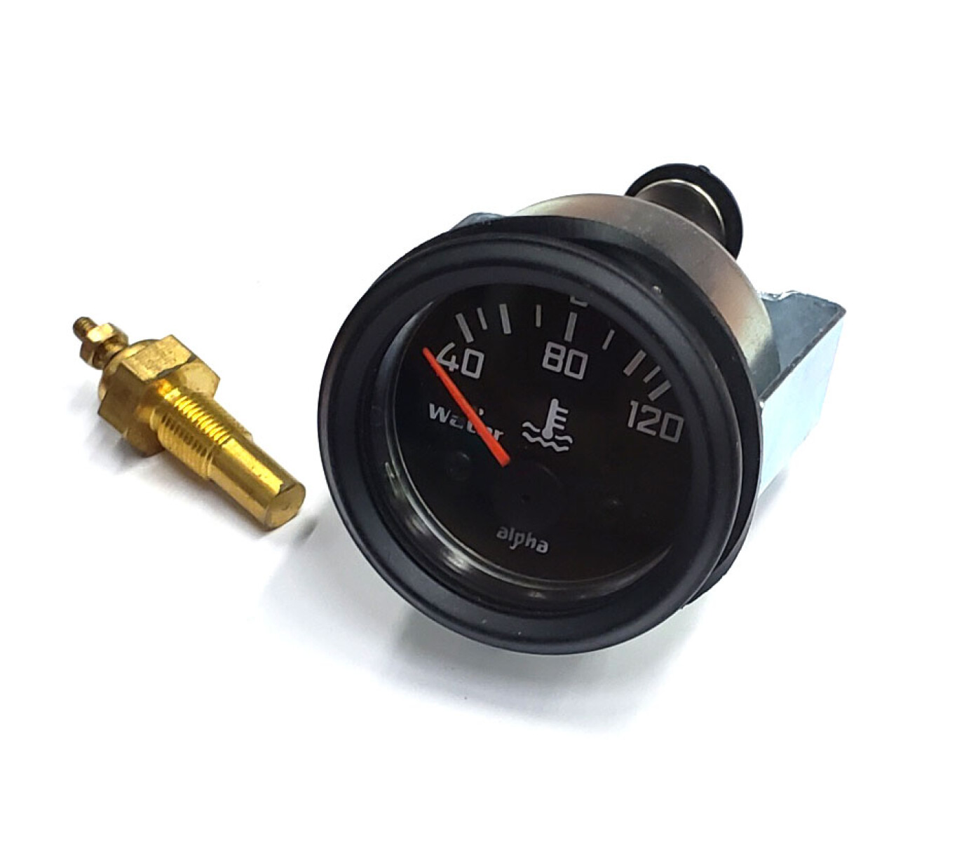 INSTRUMENTO RELOJ MEDIDOR - TEMPERATURA AGUA 12V 52MM ELECTRICO ALPHA 